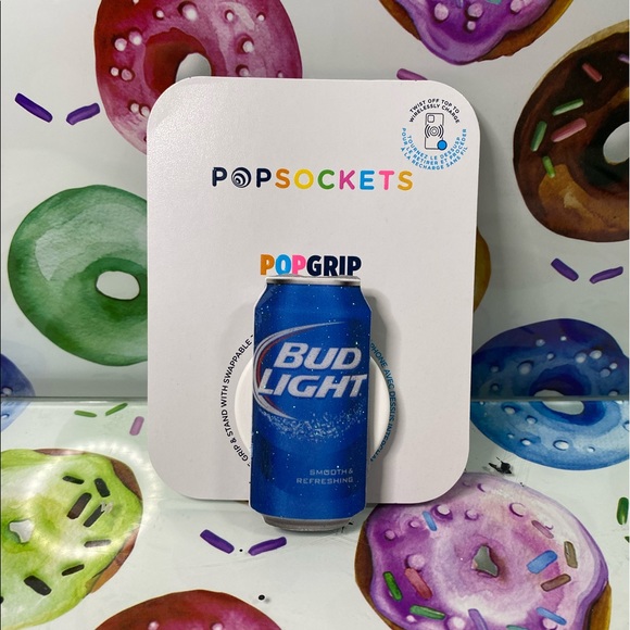 PopSocket | Accessories | Swappable Bud Light Can Inspired Popsocket ...